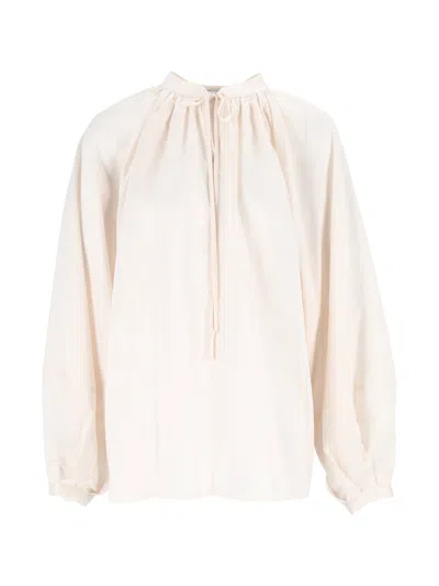 Eleh Cream Shirt In White