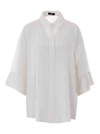 Eleh Cream White Shirt In Multi