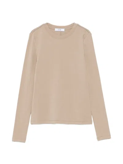 Eleh Crew-neck Long-sleeve T-shirt In Blue
