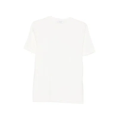 Eleh Crew-neck Short-sleeve T-shirt In White