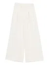 Eleh Hose Mit Elastischem Bund In White