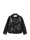 Eleh Elasticated-hem Jacket In Black