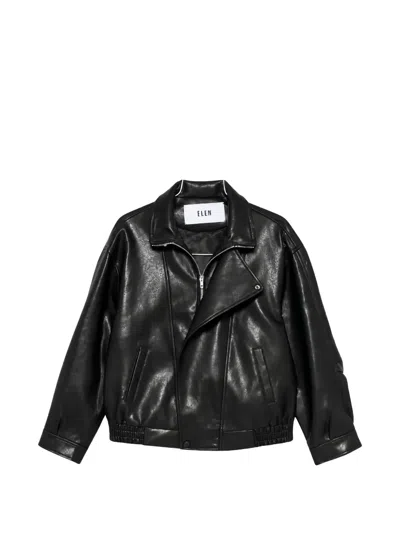 Eleh Elasticated-hem Jacket In Black