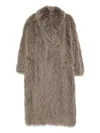 Eleh Faux-fur Coat In Brown