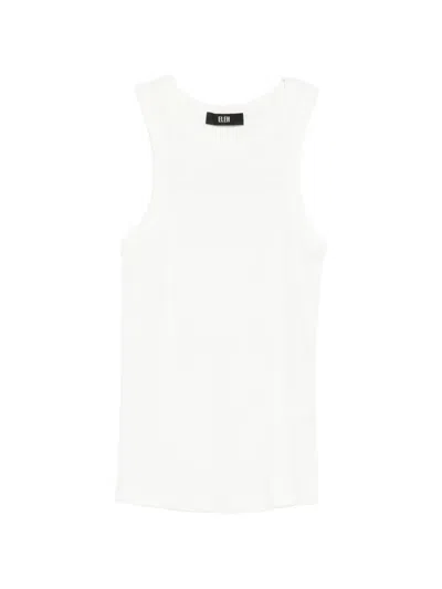 Eleh Fitted Tank Top In White