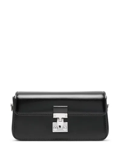 Eleh Flap-top Shoulder Bag In Black