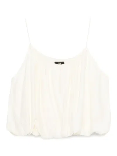 Eleh Gathered-hem Top In Pink