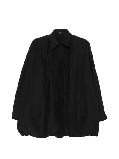 Eleh Gathered Jacket In Blue