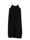 Eleh Gathered Maxi Dress In Black