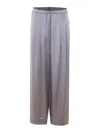 Eleh Grey Pants In Red