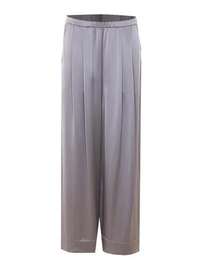 Eleh Grey Pants In Red