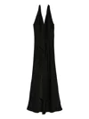 Eleh Halterneck Maxi Dress In Black