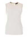 Eleh Ivory Top In White