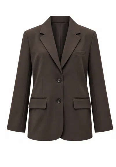 Eleh Jacket  Two Buttons In Brown