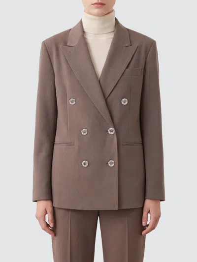 Eleh Jacket Woman Color Beige In Brown