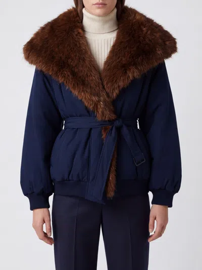 Eleh Jacket Woman Color Blue In Multi