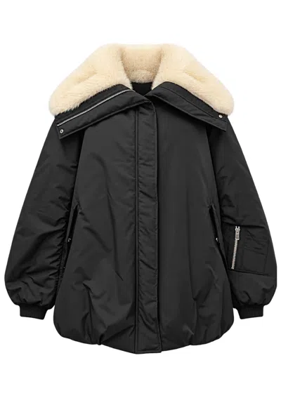 Eleh Zip-up Jacket In Black
