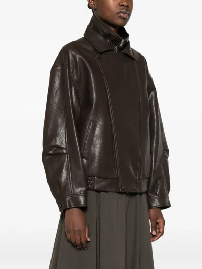 Eleh Jackets Women In Brown