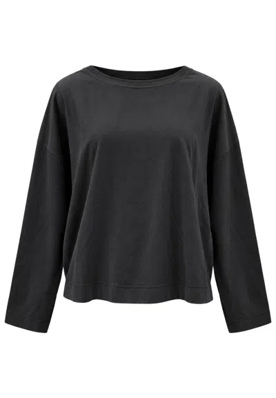 Eleh Knit Knit Mesh  Crew Neck In Gray