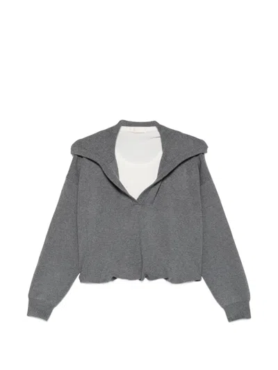 Eleh Knitting In Grigio
