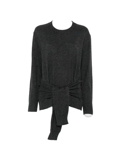 Eleh Layered-detail Sweater In Gray