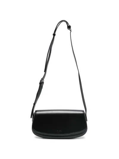 Eleh Logo-detail Shoulder Bag In Black