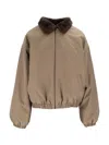 Eleh Mud-brown Jacket In Brown
