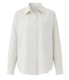 Eleh Off-white Check Pattern Shirt In White
