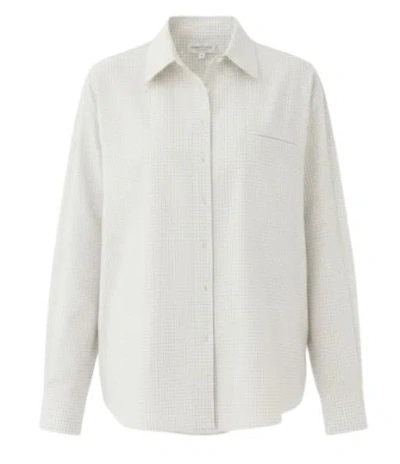 ELEH ELEH OFF-WHITE CHECK PATTERN SHIRT