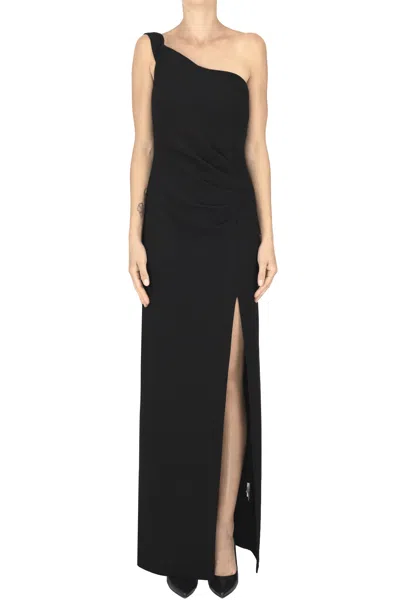 Eleh One Shoulder Dress In Black