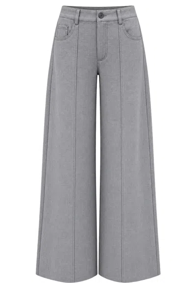 Eleh Pants Trousers  Straight Leg In Gray