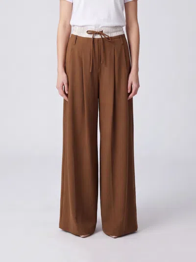 Eleh Pants Woman Color Brown