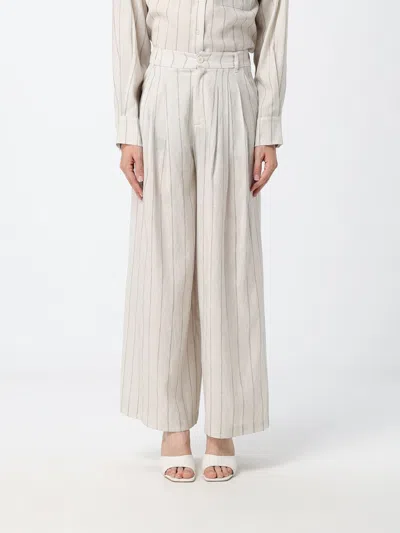 Eleh Pants Woman Color Ecru In Neutral