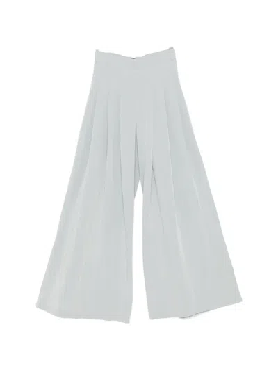 Eleh Pleated Palazzo Pants In Blue