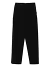 Eleh Pleated Pocket Trousers In Black
