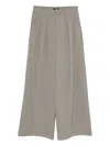 Eleh Pleated Welt-pocket Trousers In Gray