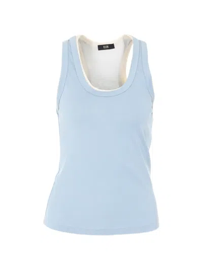 Eleh Racerback Tank Top In Blue