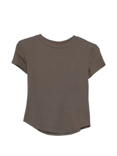 Eleh Round Neck T-shirt In Brown