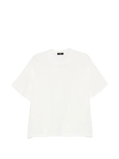 Eleh Round-neck T-shirt In White