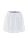 Eleh White Mini Skirt In White