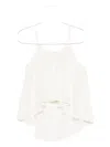Eleh Ruffled Top In White