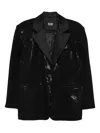 Eleh Sequin-embellished Jacket In Black
