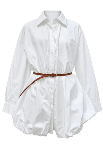 Eleh Shirt Shirt  Balloon In White