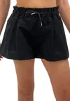 Eleh Shorts Woman  With Elastic Waist In Black