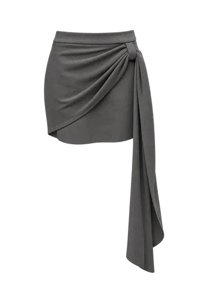 Eleh Skirt  Bow In Gray