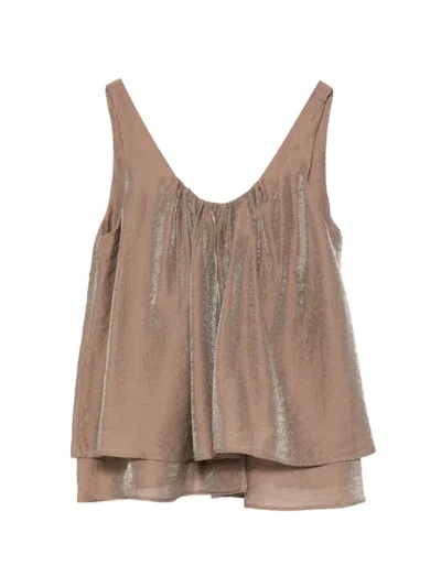 Eleh Sleeveless Top In Neutral