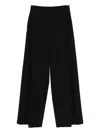 Eleh Stretch-design Pants In Black