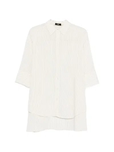 Eleh Striped Layer Shirt In Neutral