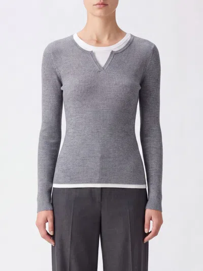 Eleh Sweater Woman Color Grey In Gray