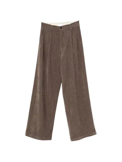 Eleh Tailored Brown Trousers